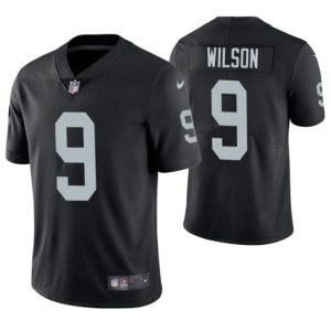 Las Vegas Raiders #9 Tyree Wilson Black 2023 Draft Vapor Limited Stitched Jersey