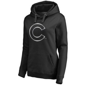 Chicago Cubs Platinum Collection Pullover Hoodie Black