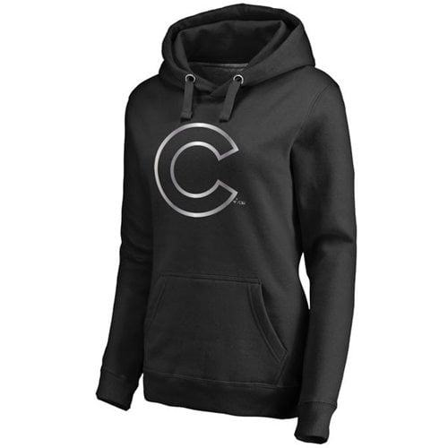 Chicago Cubs Platinum Collection Pullover Hoodie Black
