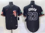 Chicago White Sox #23 Michael Jordan Black Mexico Limited Stitched Jersey