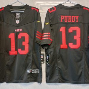 San Francisco 49ers #13 Brock Purdy Black 2023 F.U.S.E. Vapor Untouchable Limited Stitched Jersey