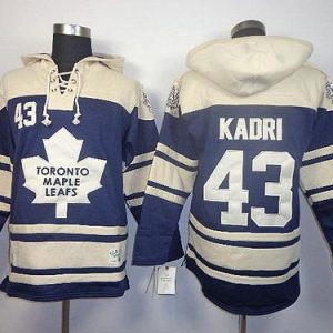 Maple Leafs #43 Nazem Kadri Blue Sawyer Hooded Sweatshirt Stitched Jersey
