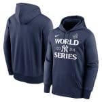 New York Yankees Navy 2024 World Series Collection Therma Pullover Hoodie