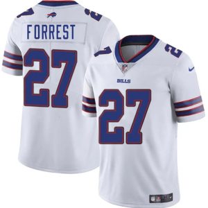 Buffalo Bills #27 Darrick Forrest White 2025 Vapor Untouchable Limited Stitched Jersey