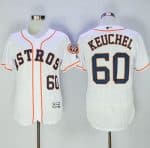 Astros #60 Dallas Keuchel White Flexbase Authentic Collection Stitched Jersey