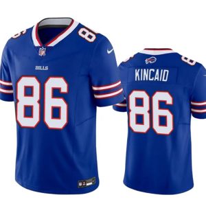 Buffalo Bills #86 Dalton Kincaid Blue 2023 Draft Vapor Untouchable Limited Stitched Jersey