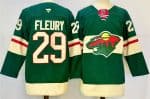 Minnesota Wild #29 Marc-Andre Fleury Green 2024-25 Home Stitched Jersey
