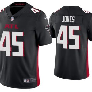Atlanta Falcons #45 Deion Jones 2020 Black Vapor Untouchable Limited Stitched Jersey
