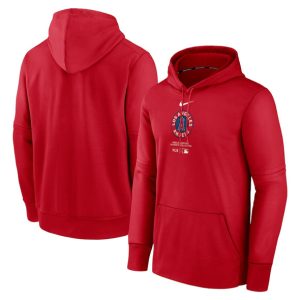 Los Angeles Angels Red Collection City Connect Practice Performance Pullover Hoodie
