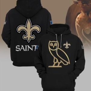 New Orleans Saints OVO Black Hoodie