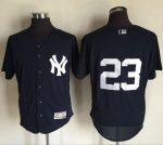 Yankees #23 Don Mattingly Navy Blue Flexbase Authentic Collection Stitched Jersey