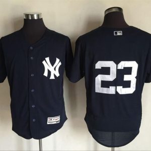 Yankees #23 Don Mattingly Navy Blue Flexbase Authentic Collection Stitched Jersey