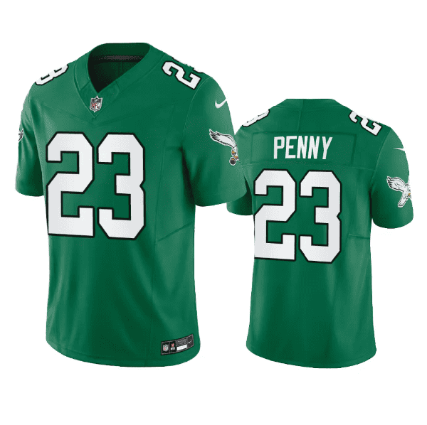 Philadelphia Eagles #23 Rashaad Penny Green 2023 F.U.S.E. Vapor Untouchable Stitched Jersey