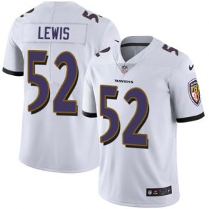 Baltimore Ravens #52 Ray Lewis White Vapor Untouchable Limited Jersey