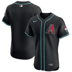 Arizona Diamondbacks Black 2024 Alternate Vapor Premier Elite Patch Flex Base Stitched Jersey