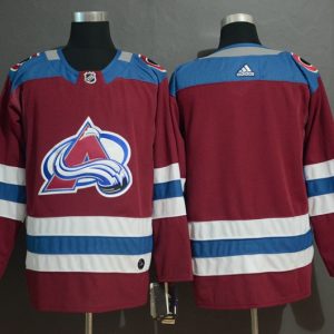 Colorado Avalanche Burgundy Stitched Jersey