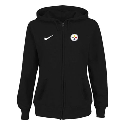 Pittsburgh Steelers Stadium Rally Full Zip Hoodie Black