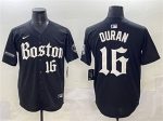 Boston Red Sox #16 Jarren Duran Black Gothic Vapor Limited Stitched Jersey
