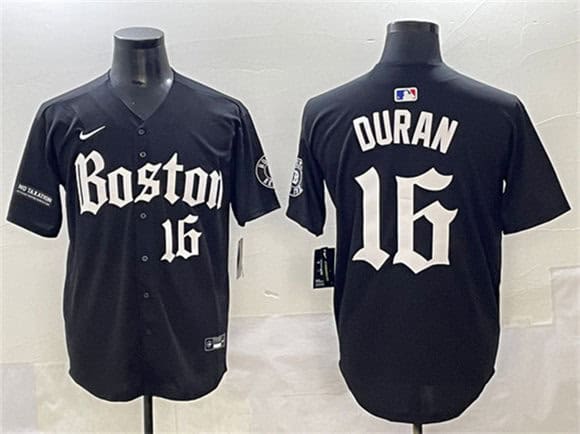 Boston Red Sox #16 Jarren Duran Black Gothic Vapor Limited Stitched Jersey