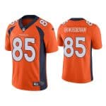 Denver Broncos #85 Albert Okwuegbunam Orange Vapor Untouchable Limited Stitched Jersey