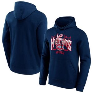 Montreal Canadiens Navy Hometown Graphic Hoodie