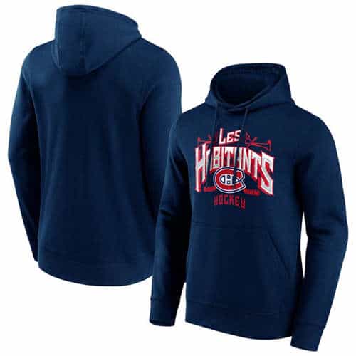 Montreal Canadiens Navy Hometown Graphic Hoodie