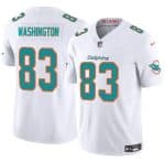 Miami Dolphins #83 Malik Washington White 2024 F.U.S.E. Vapor Limited Stitched Jersey