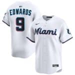 Miami Marlins #9 Xavier Edwards White 2024 Home Limited Stitched Jersey