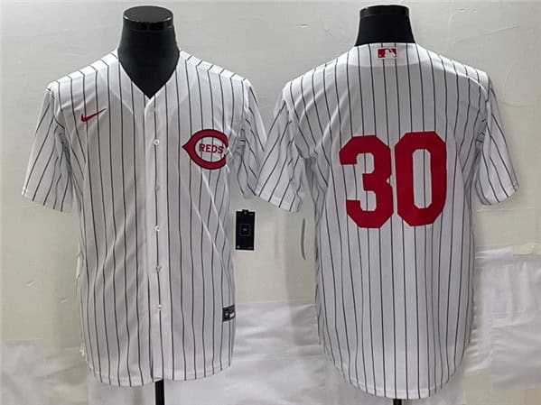 Cincinnati Reds #30 Will Benson White Field Of Dreams Stitched Jersey
