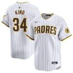 San Diego Padres #34 Michael King White 2024 Home Limited Stitched Jersey