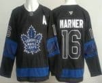 Toronto Maple Leafs #16 Mitch Marner Black Alternate Authentic Jersey