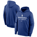 Los Angeles Dodgers Royal 2022 Therma Performance Pullover Hoodie