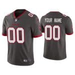 Tampa Bay Buccaneers 2020 Customized Custom Grey Vapor Untouchable Limited Stitched Jersey