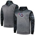 Tennessee Titans Heather Charcoal Big Tall Camo Pullover Hoodie