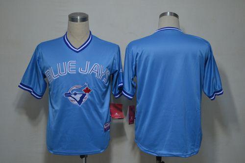 Blue Jays Blank Light Blue Stitched Jersey