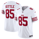 San Francisco 49ers #85 George Kittle White 2023 F.U.S.E. Vapor Untouchable Limited Stitched Jersey