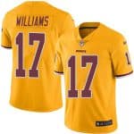 Redskins #17 Doug Williams Gold Stitched Limited Rush Nike Jersey