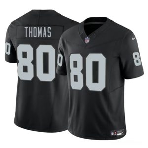 Las Vegas Raiders #80 Ian Thomas Black 2025 F.U.S.E. Vapor Stitched Jersey