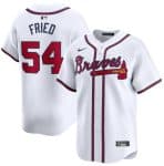 Atlanta Braves #54 Max Fried White 2024 Home Limited Stitched Jersey