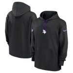 Minnesota Vikings Black Performance Pullover Hoodie