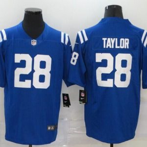 Indianapolis Colts #28 Jonathan Taylor Blue Stitched Jersey