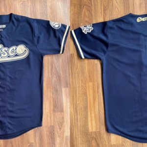 Charros De Jalisco Blank Navy Stitched Baseball Jersey