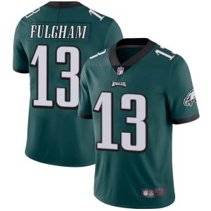 Philadelphia Eagles #13 Travis Fulgham Green Vapor Untouchable Limited Stitched Jersey