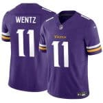 Minnesota Vikings #11 Carson Wentz Purple 2024 F.U.S.E. Vapor Untouchable Limited Football Stitched Jersey