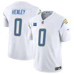 Los Angeles Chargers #0 Daiyan Henley White 2025 F.U.S.E With 1-Star C Patch Vapor Limited Stitched Jersey