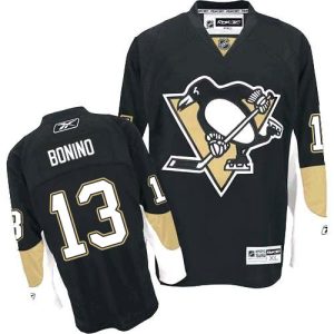 Penguins #13 Nick Bonino Black Home Stitched Jersey