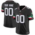 Houston Texans Custom Black Mexico Vapor Limited Stitched Jersey