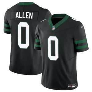New York Jets #0 Braelon Allen Black 2023 F.U.S.E Vapor Untouchable Limited Stitched Jersey