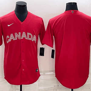 Canada Blank 2023 Red World Classic Stitched Jersey