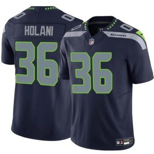 Seattle Seahawks #36 George Holani Navy F.U.S.E Vapor Limited Stitched Jersey
